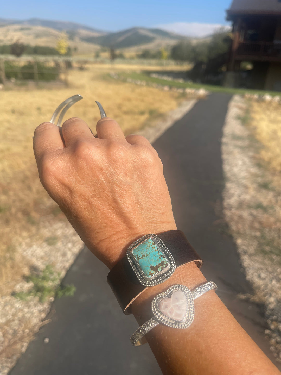 Pink Natrolite bracelet