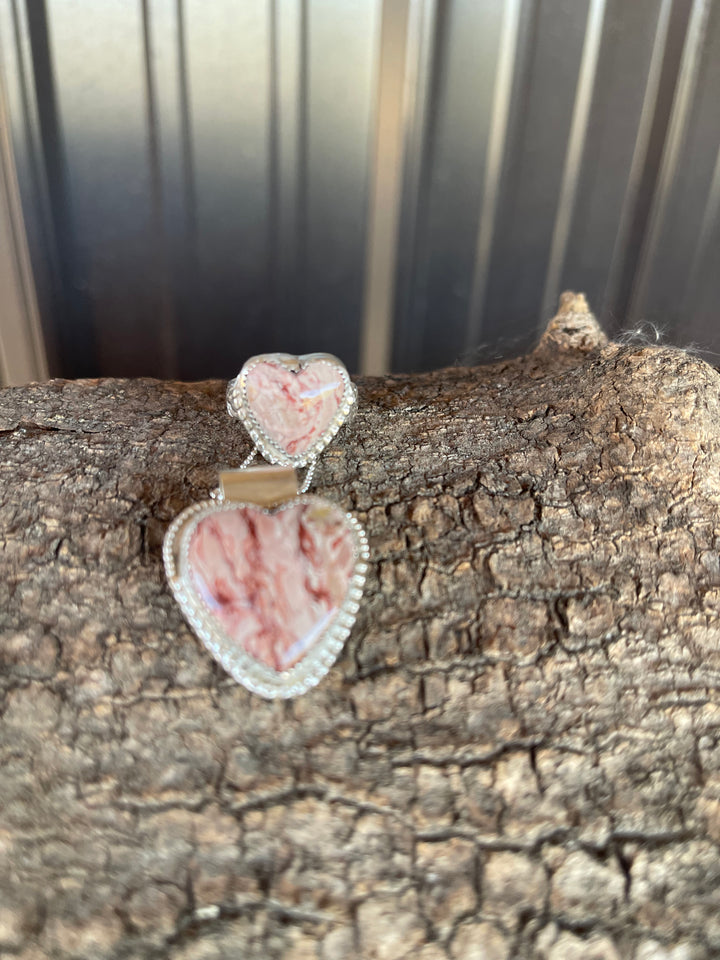 Autumn Jasper Heart Ring Size 7