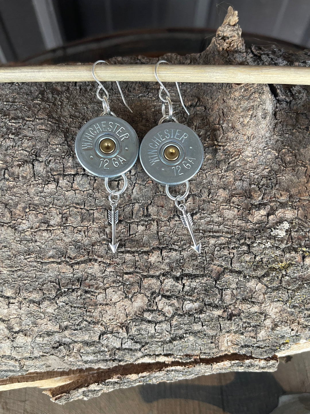 Shotgun Earrings with Charms