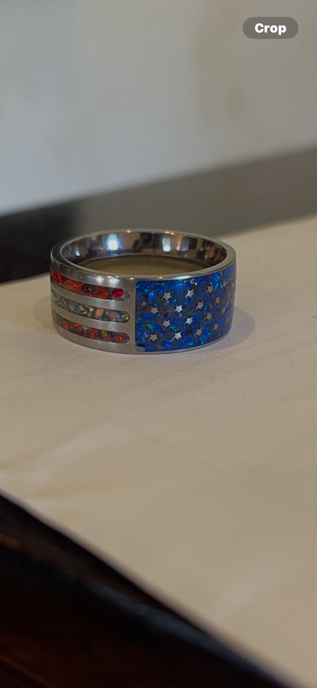 American Flag Ring Size 11