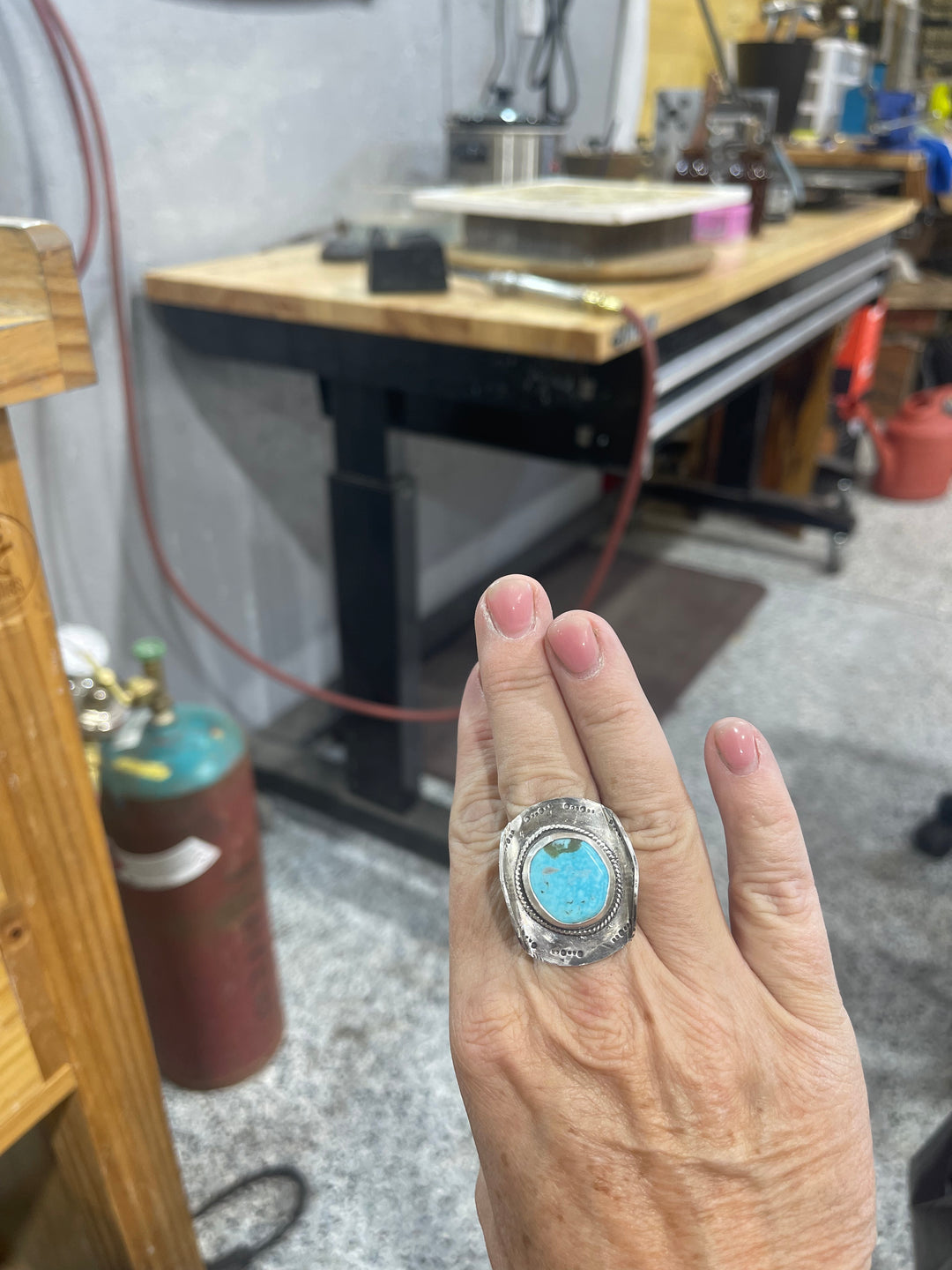 Cowboy Hat Ring Size 9