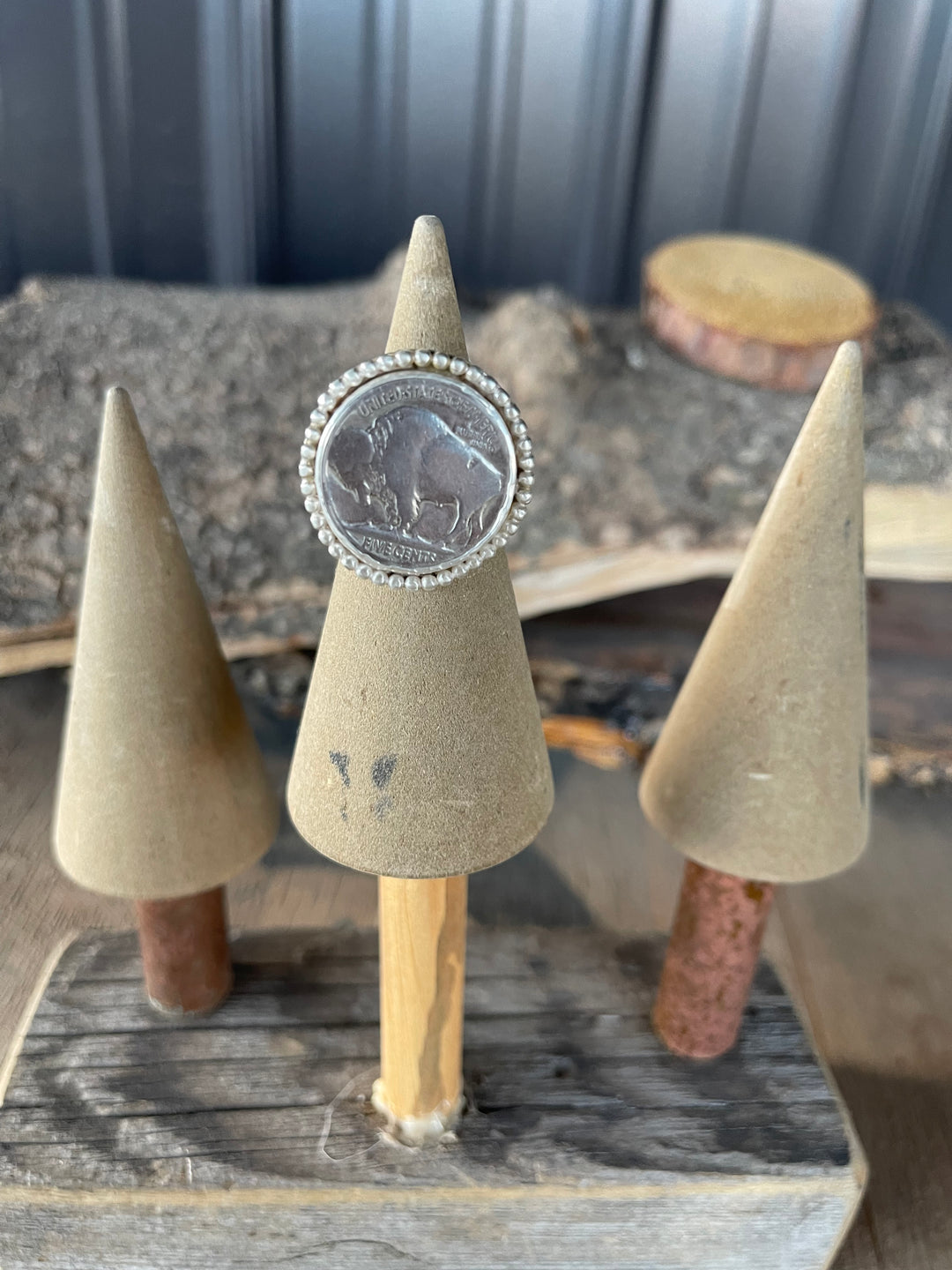 Buffalo Nickel Ring SIZE 7