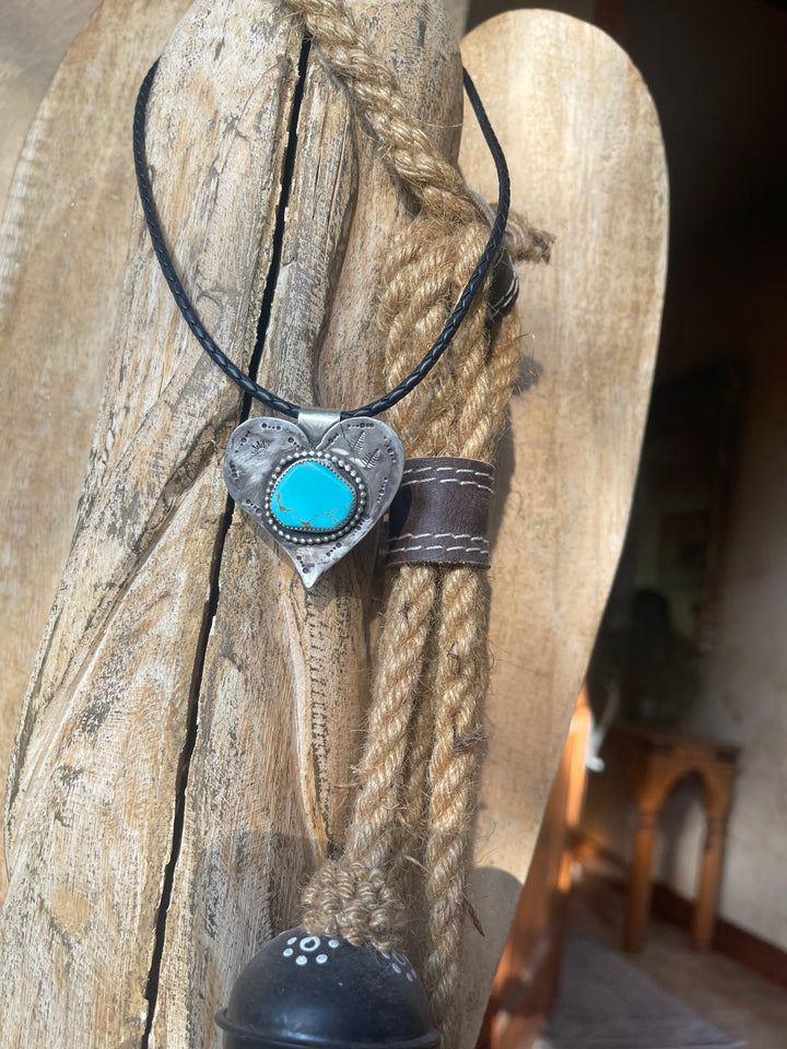 Beaded Heart Pendant