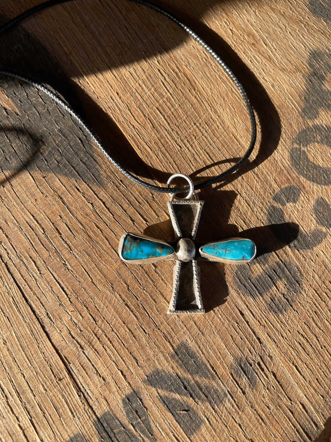 Turquoise Cross Pendant